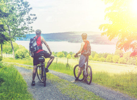 In Deutschland gibt es für Radfahrer keine Helmpflicht