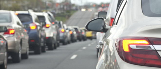 Rettungsgasse auf der Autobahn Rettungsgasse auf der Autobahn