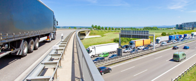 Autobahn in der Schweiz