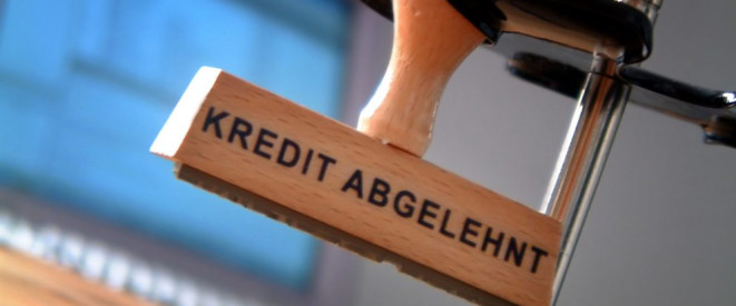 Stempel Kredit abgelehnt