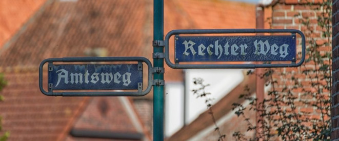 Straßennamen sind Sache der Kommune