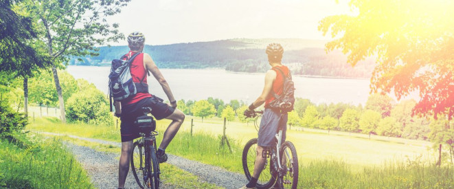 In Deutschland gibt es für Radfahrer keine Helmpflicht